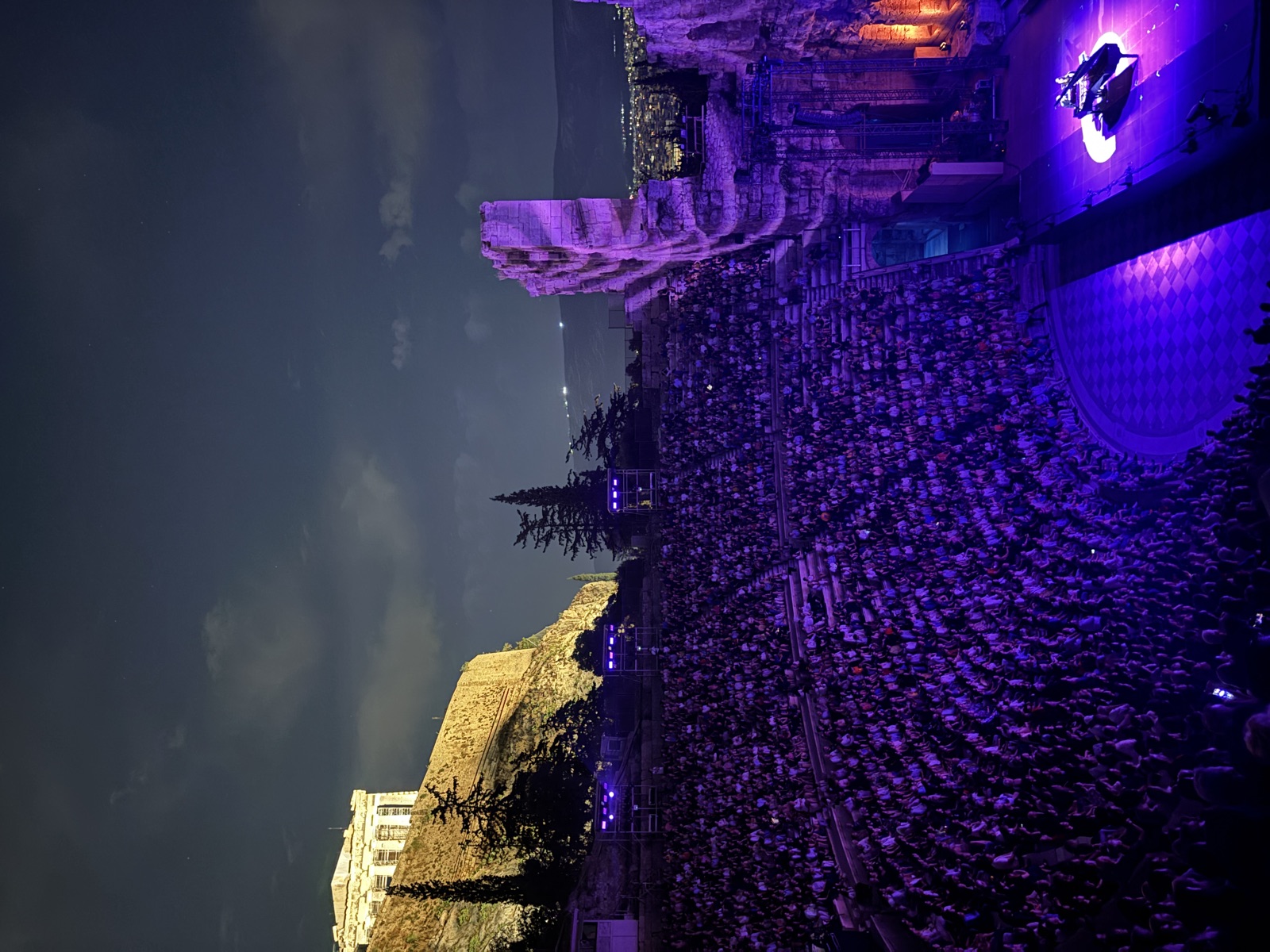 The ancient Odeon of Herodes Atticus, on the south slope of the Acropolis