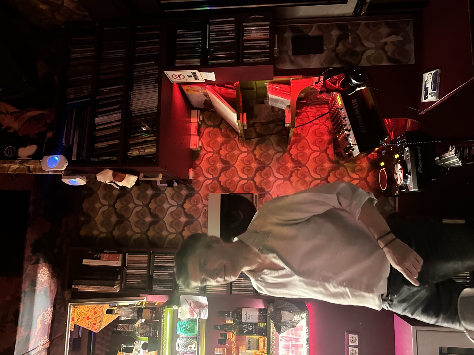 Theo, the resident DJ at Tchin Tchin
