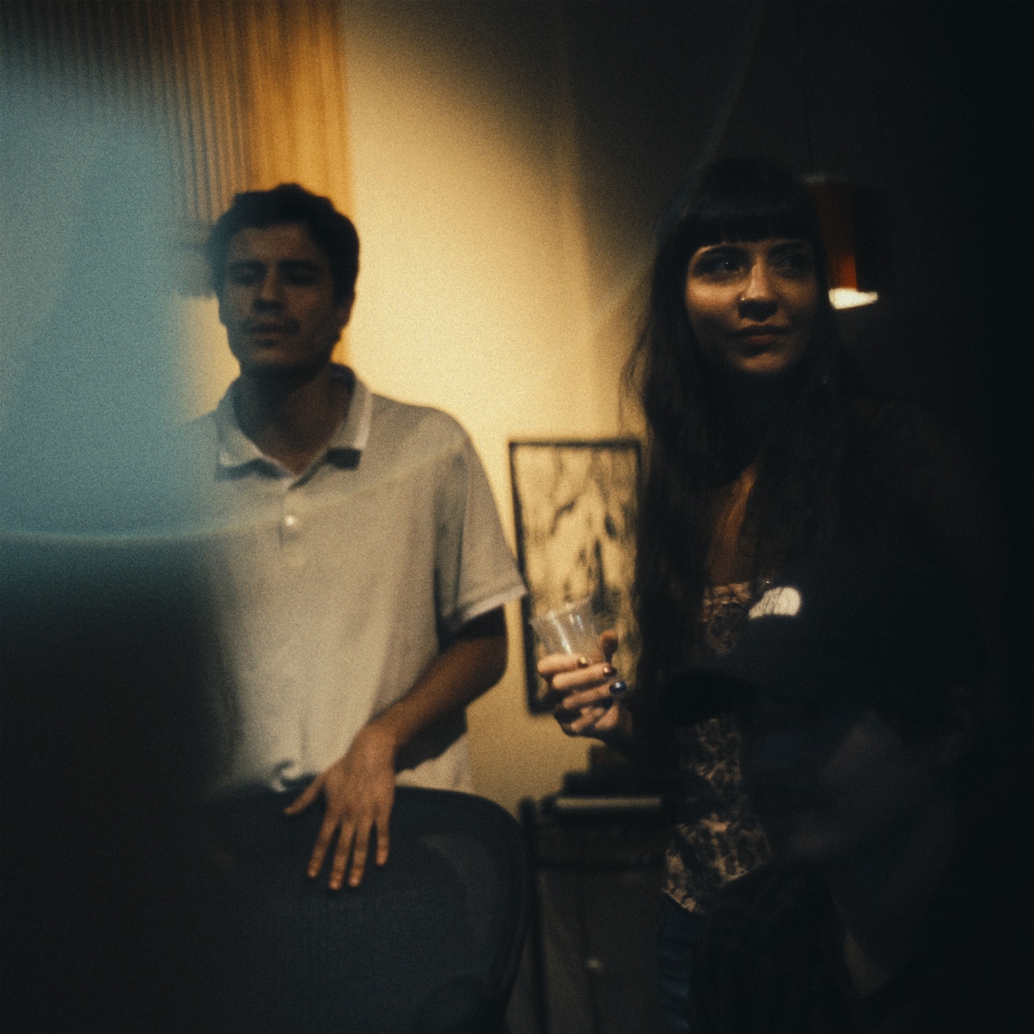 Luís and Dora between takes